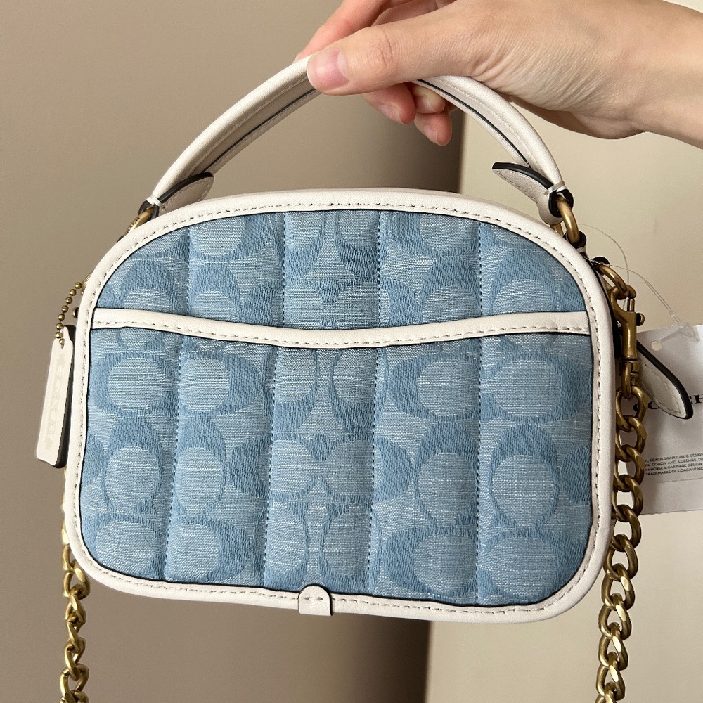 brand new with tags coach denim bag - Picture 2 of 4